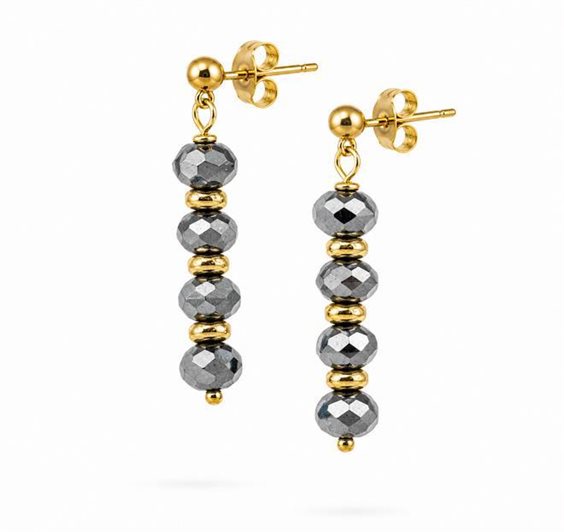Orecchini Manu Bracelets and More Donna Lumina in Acciaio Cristallo KR13G-AR - KR13G-AR
